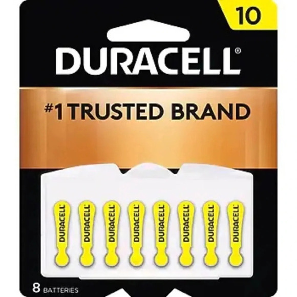 3 packages - Duracell Size 10 Hearing Aid Batteries, 8/Pack DA10B8ZM - Picture 2 of 7